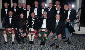 The Officers and Past Presidents of the Society with Tunnicliffe Award Recipient Allyson Crowley-Duncan